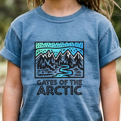 Gates of the Artic National Park Kids Cotton T-Shirt