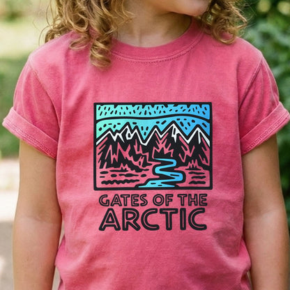 Gates of the Artic National Park Kids Cotton T-Shirt