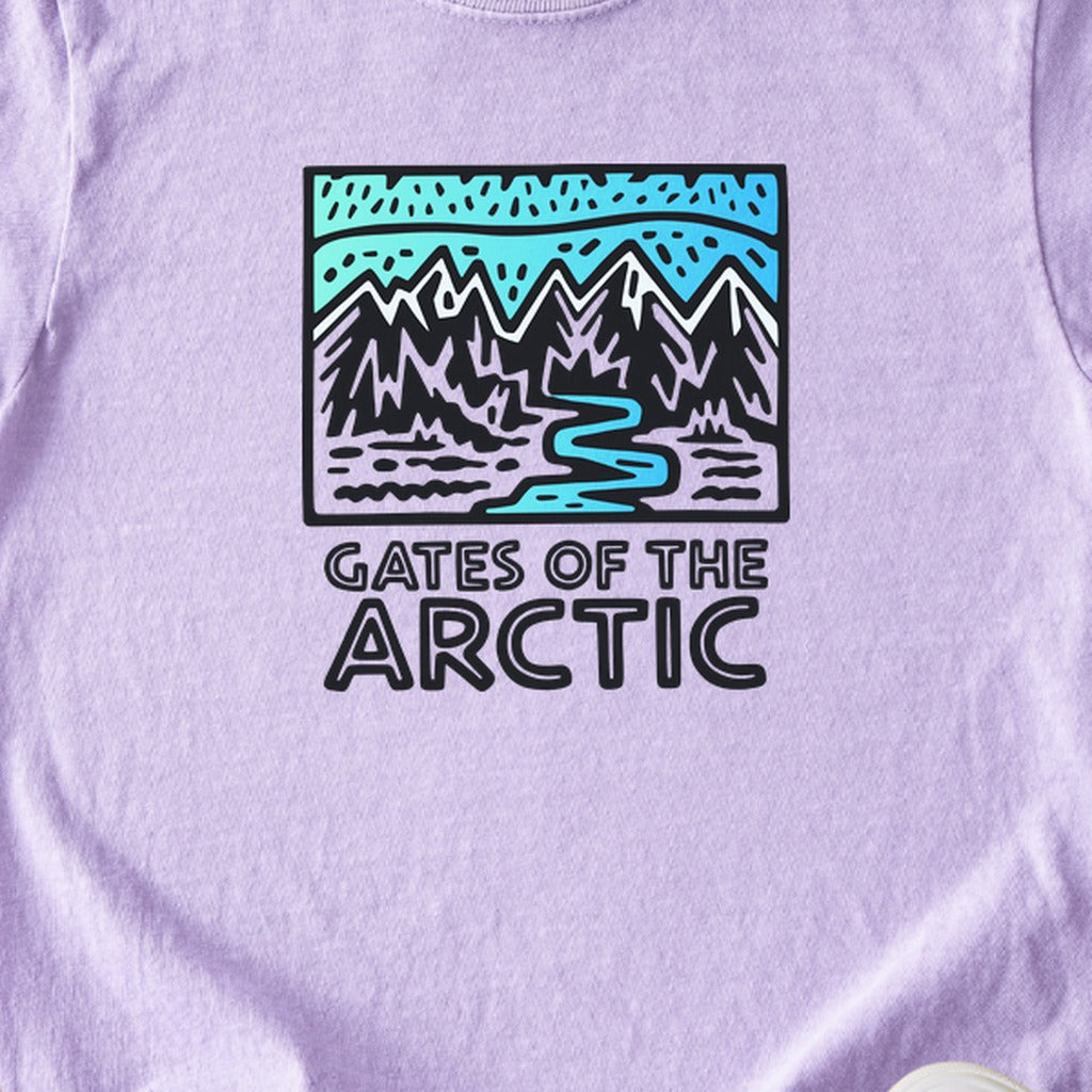 Gates of the Artic National Park Kids Cotton T-Shirt