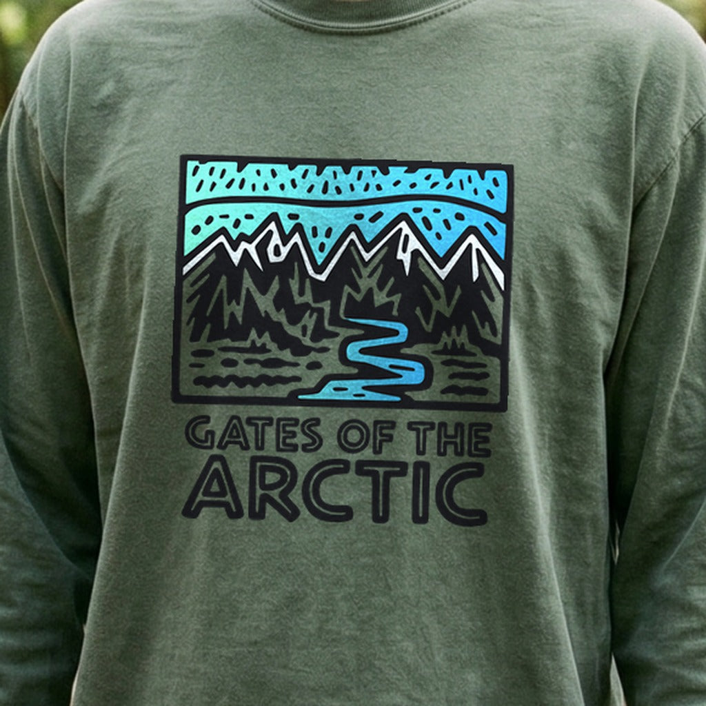 Gates of the Artic National Park Cotton Long Sleeve