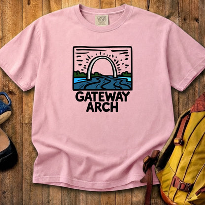 Gateway Arch National Park Cotton T-Shirt
