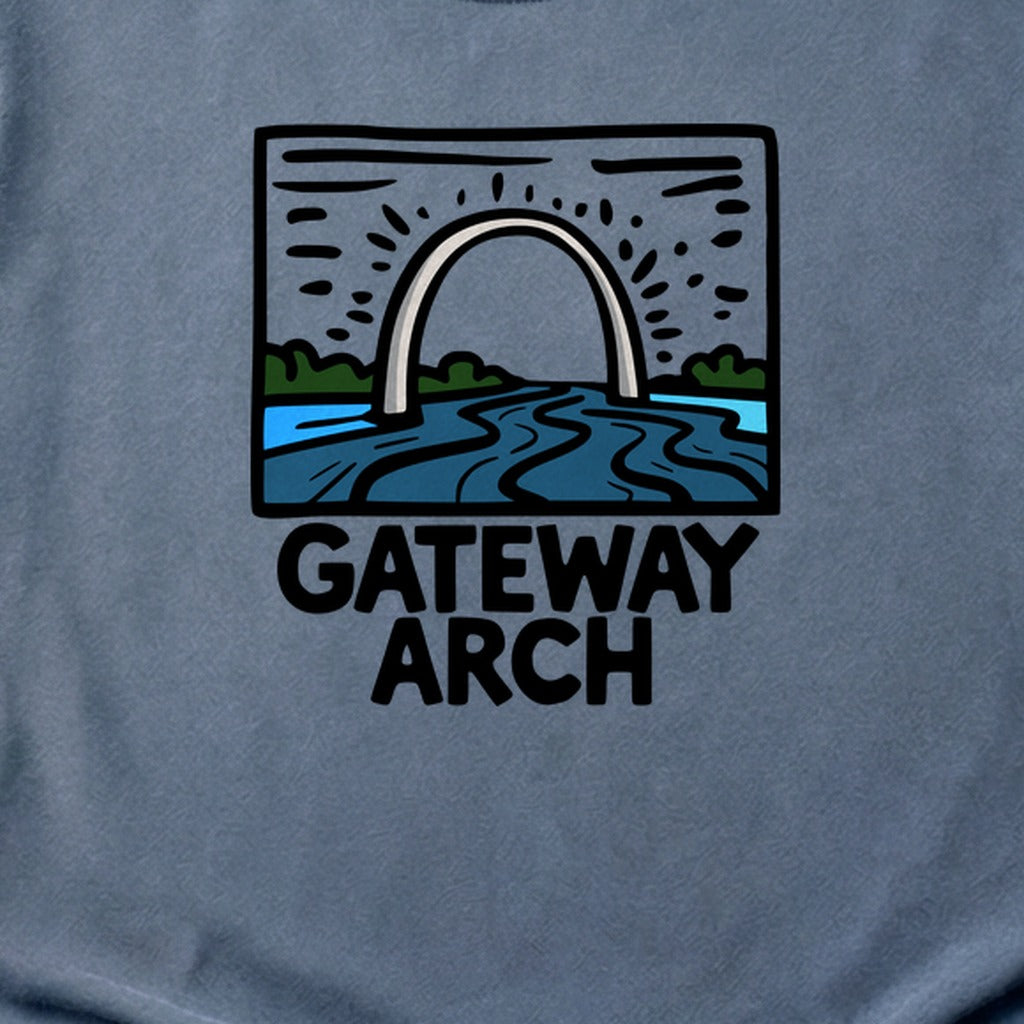 Gateway Arch National Park Cotton T-Shirt