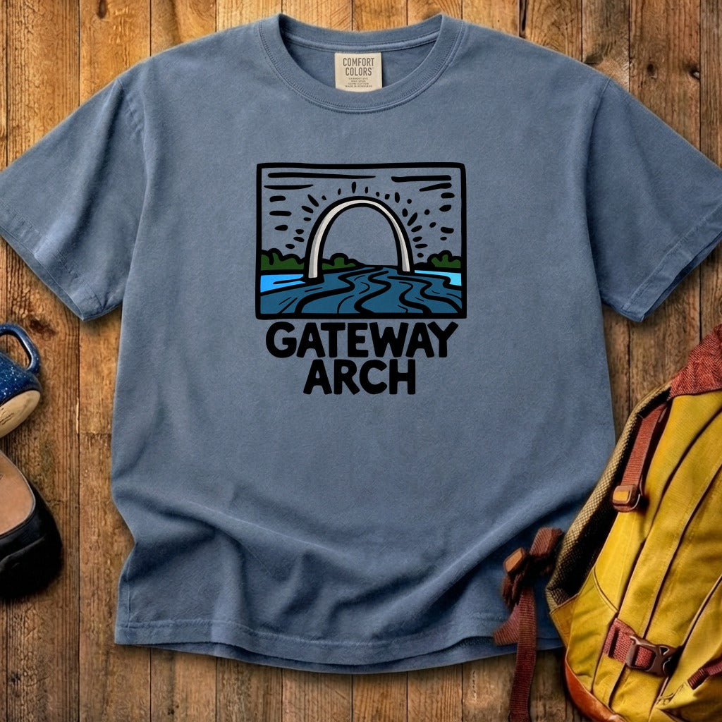 Gateway Arch National Park Cotton T-Shirt