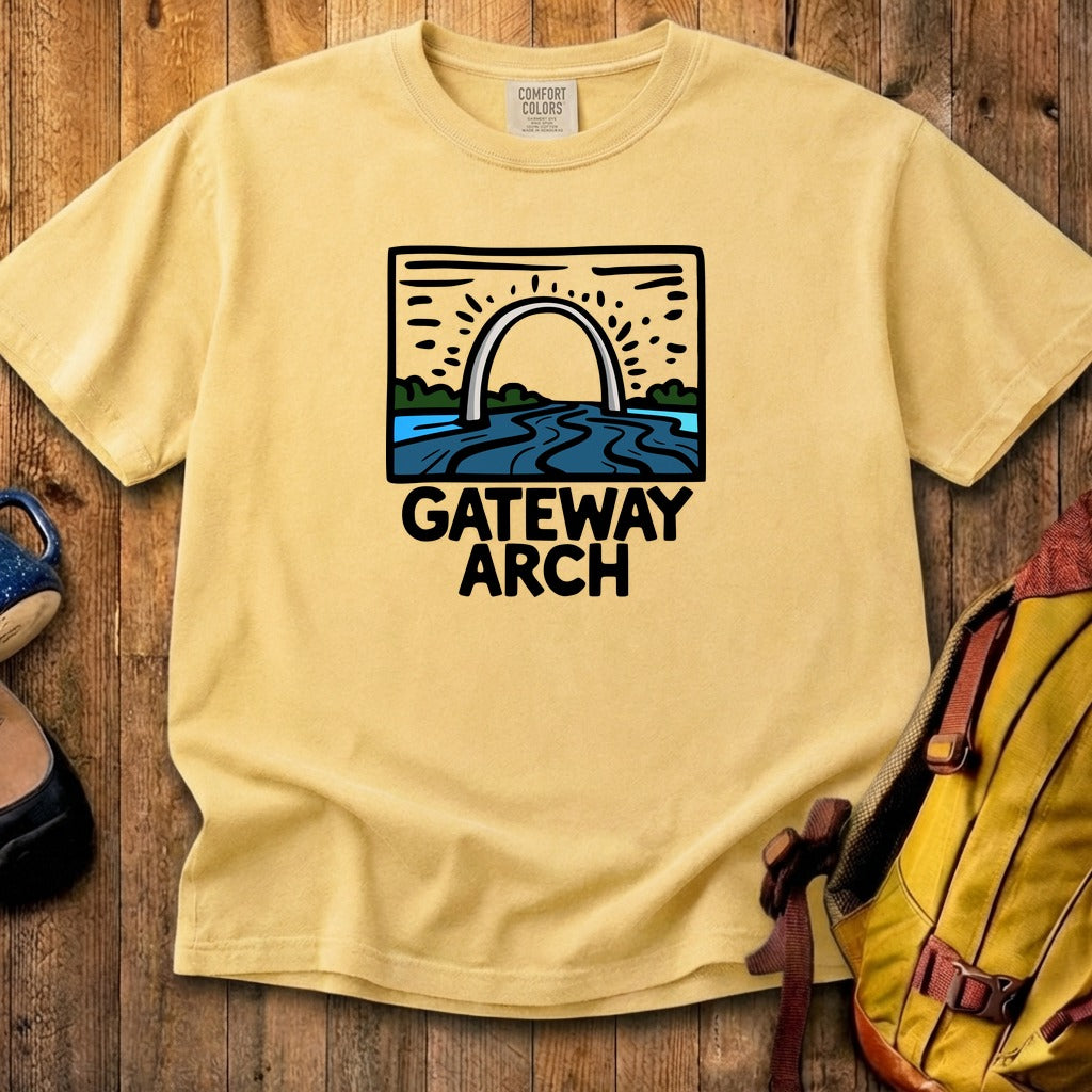 Gateway Arch National Park Cotton T-Shirt
