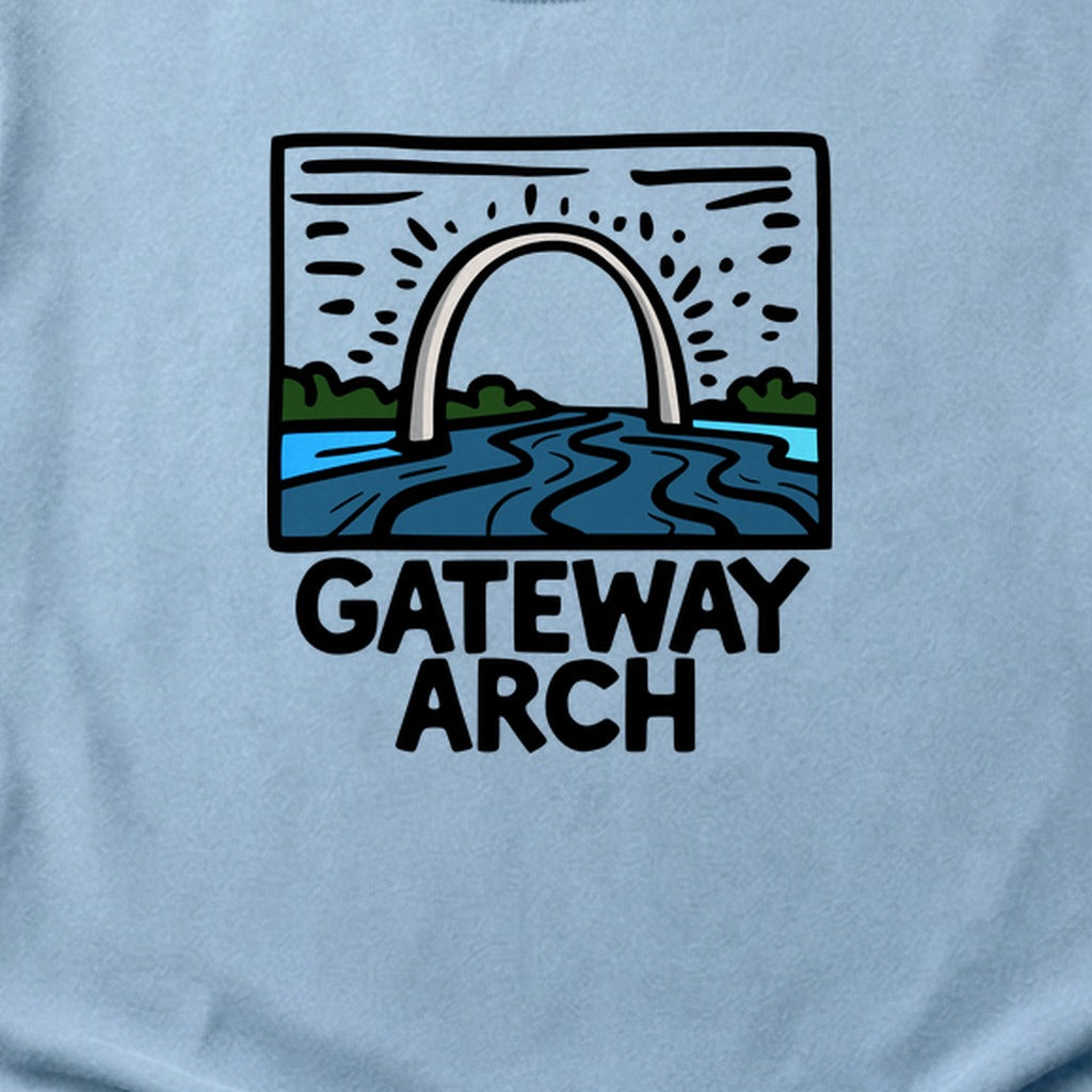 Gateway Arch National Park Cotton T-Shirt