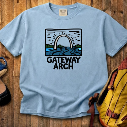 Gateway Arch National Park Cotton T-Shirt