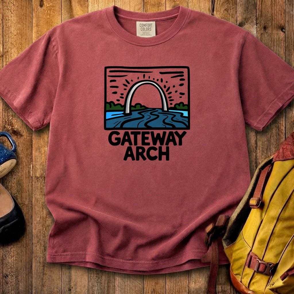 Gateway Arch National Park Cotton T-Shirt