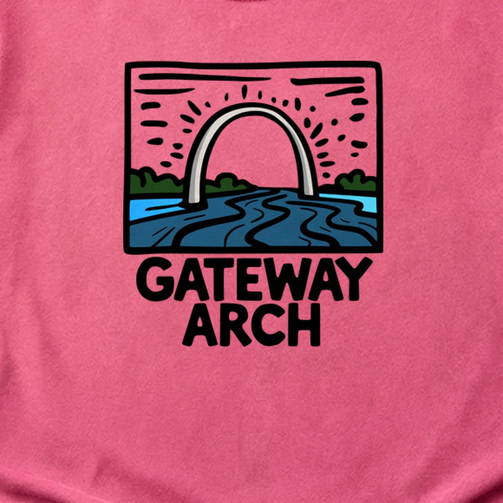 Gateway Arch National Park Cotton T-Shirt