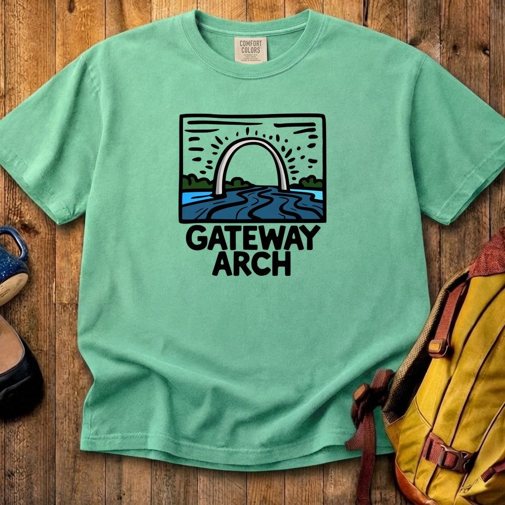 Gateway Arch National Park Cotton T-Shirt