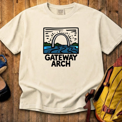 Gateway Arch National Park Cotton T-Shirt