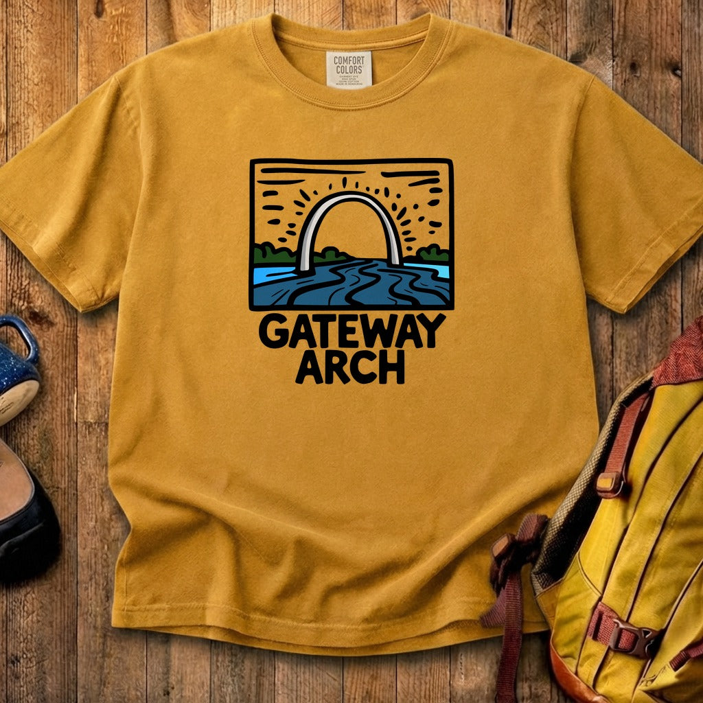 Gateway Arch National Park Cotton T-Shirt