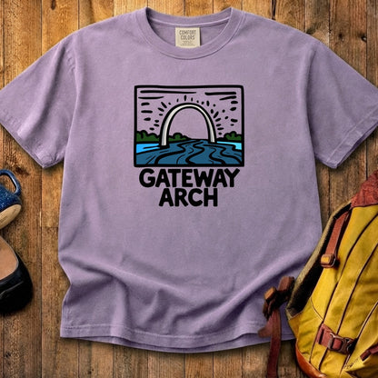 Gateway Arch National Park Cotton T-Shirt
