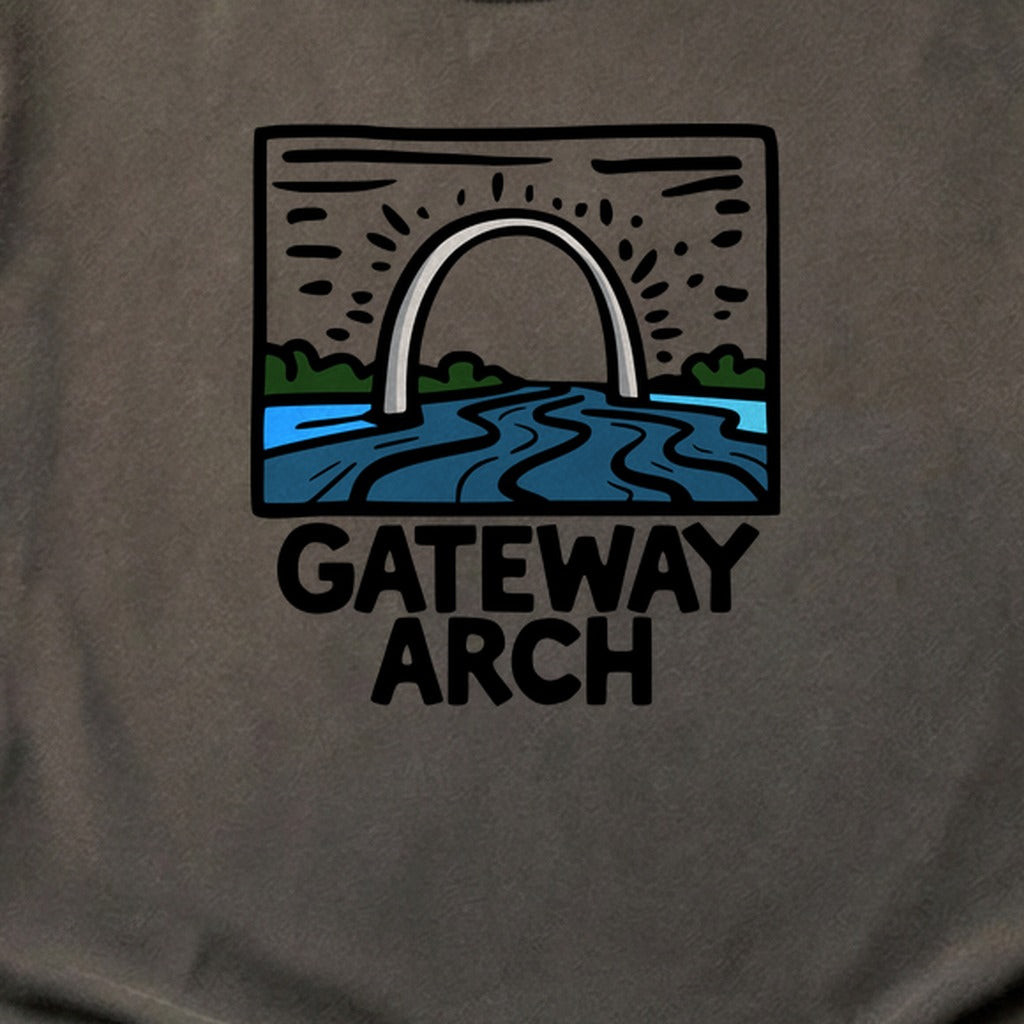 Gateway Arch National Park Cotton T-Shirt