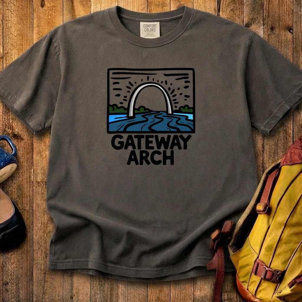 Gateway Arch National Park Cotton T-Shirt