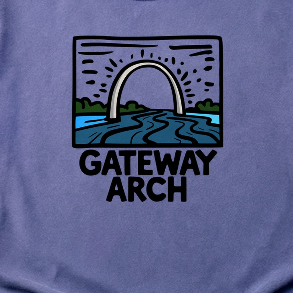 Gateway Arch National Park Cotton T-Shirt
