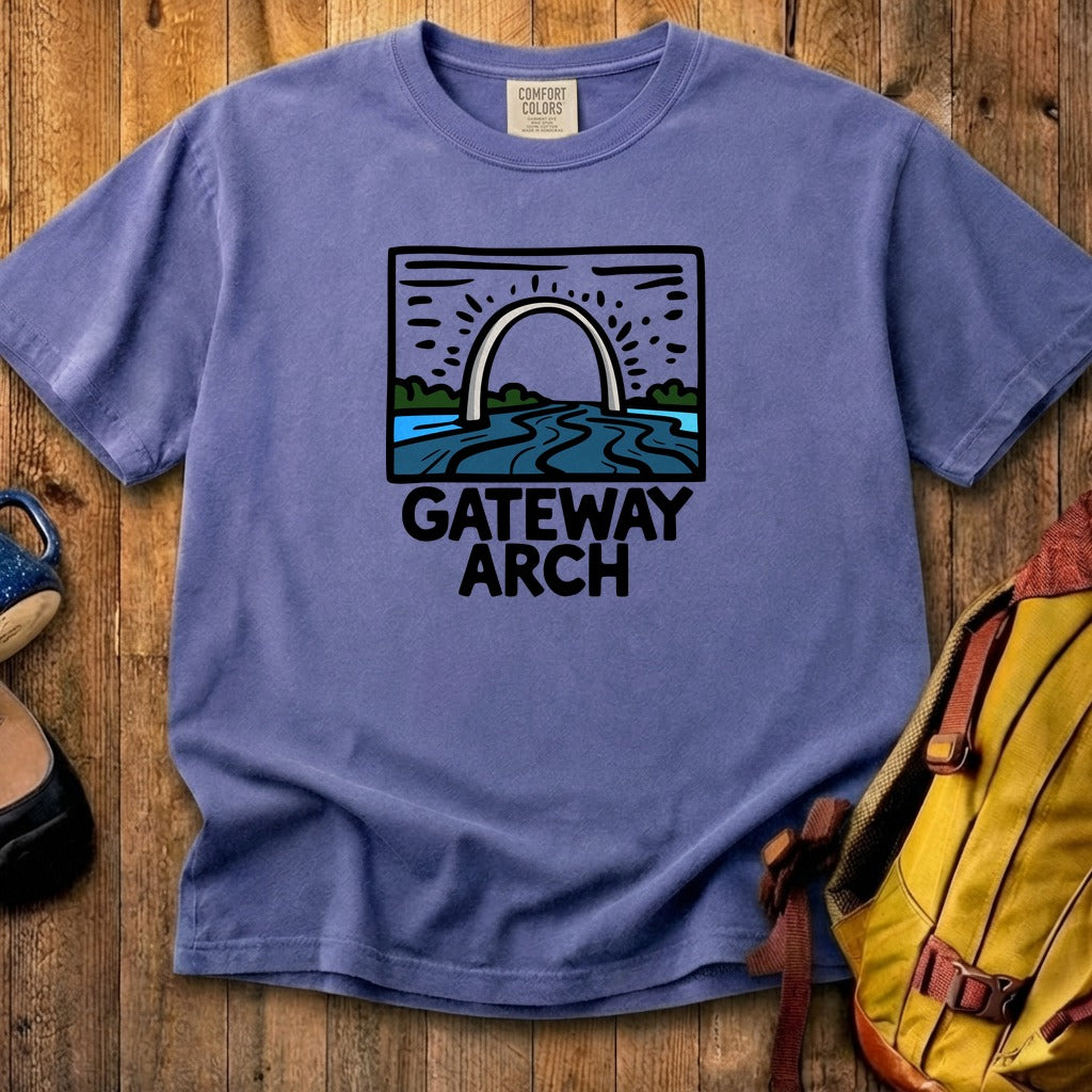 Gateway Arch National Park Cotton T-Shirt