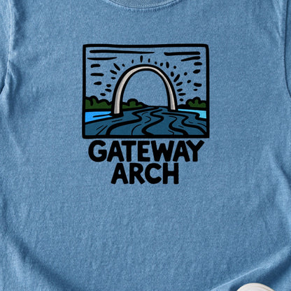 Gateway Arch National Park Kids Cotton T-Shirt