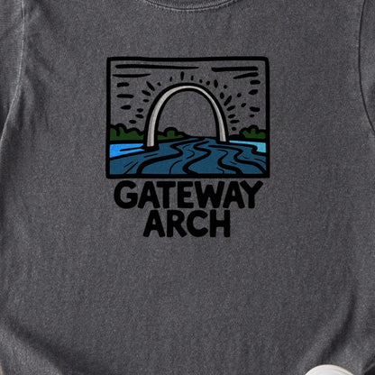Gateway Arch National Park Kids Cotton T-Shirt