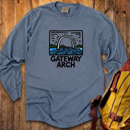 Gateway Arch National Park Cotton Long Sleeve