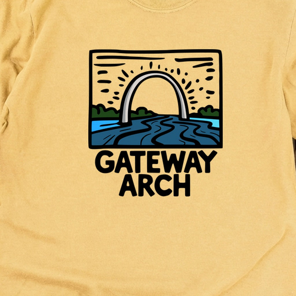 Gateway Arch National Park Cotton Long Sleeve