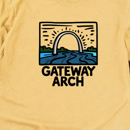 Gateway Arch National Park Cotton Long Sleeve