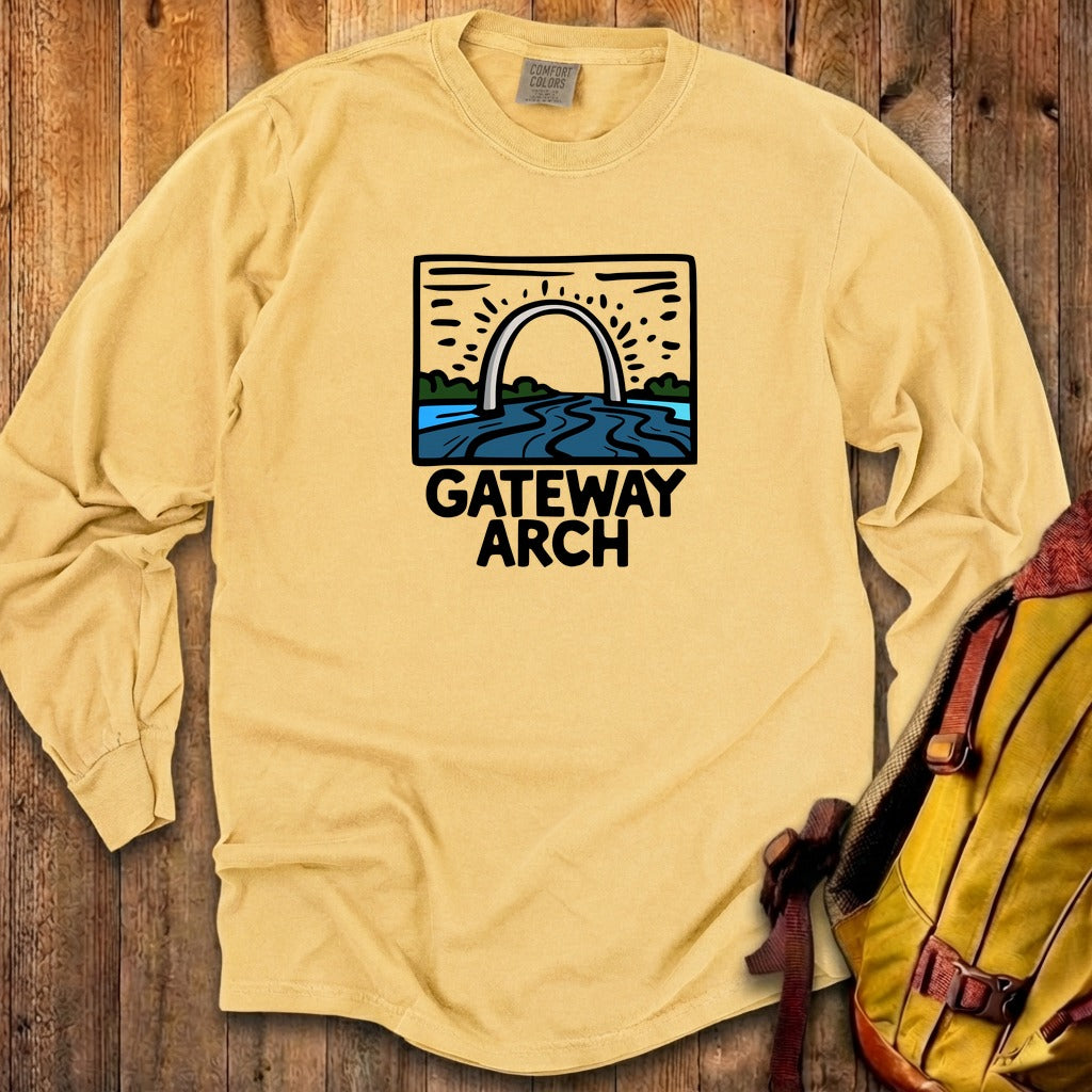 Gateway Arch National Park Cotton Long Sleeve