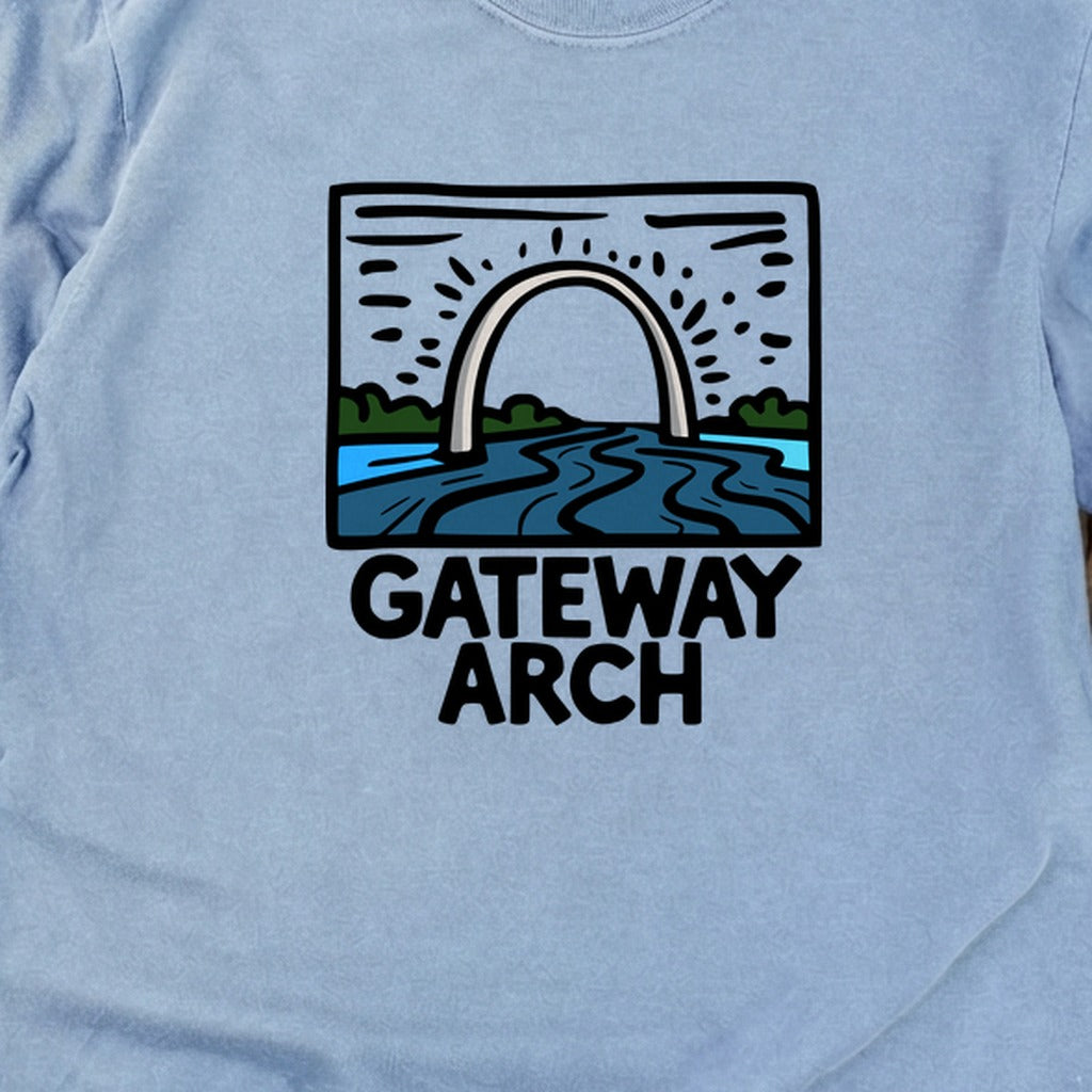 Gateway Arch National Park Cotton Long Sleeve