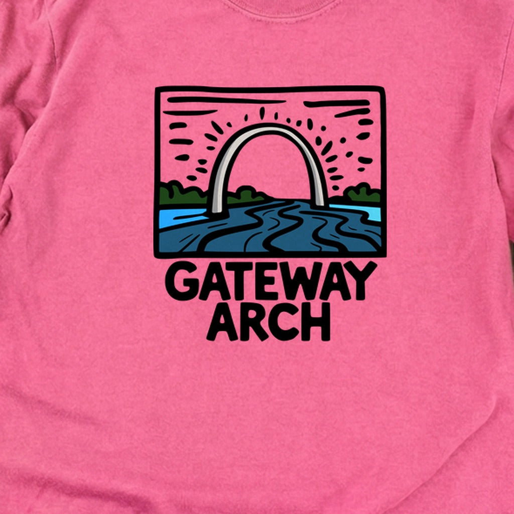Gateway Arch National Park Cotton Long Sleeve