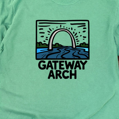 Gateway Arch National Park Cotton Long Sleeve
