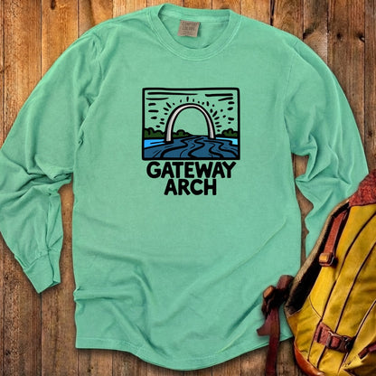 Gateway Arch National Park Cotton Long Sleeve