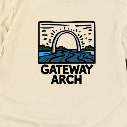 Gateway Arch National Park Cotton Long Sleeve