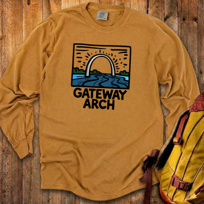Gateway Arch National Park Cotton Long Sleeve