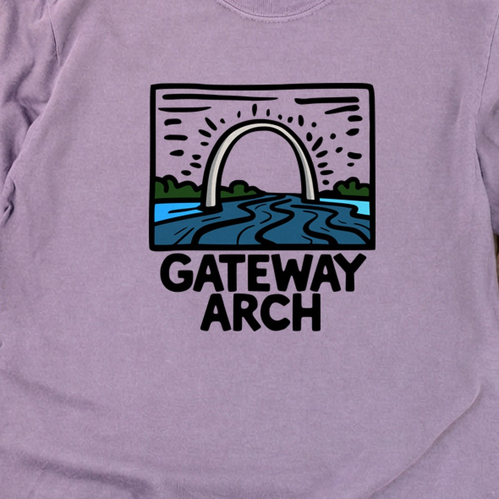 Gateway Arch National Park Cotton Long Sleeve
