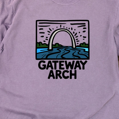 Gateway Arch National Park Cotton Long Sleeve