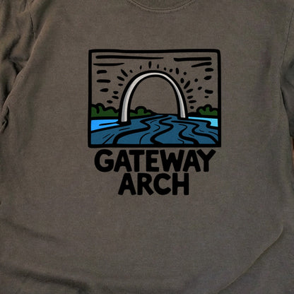 Gateway Arch National Park Cotton Long Sleeve