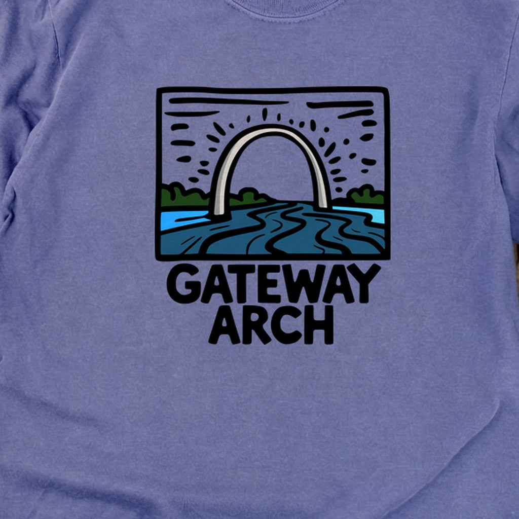 Gateway Arch National Park Cotton Long Sleeve