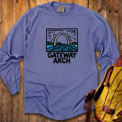 Gateway Arch National Park Cotton Long Sleeve