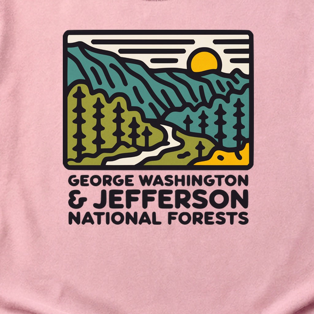 George Washington and Jefferson National Forests Cotton T-Shirt