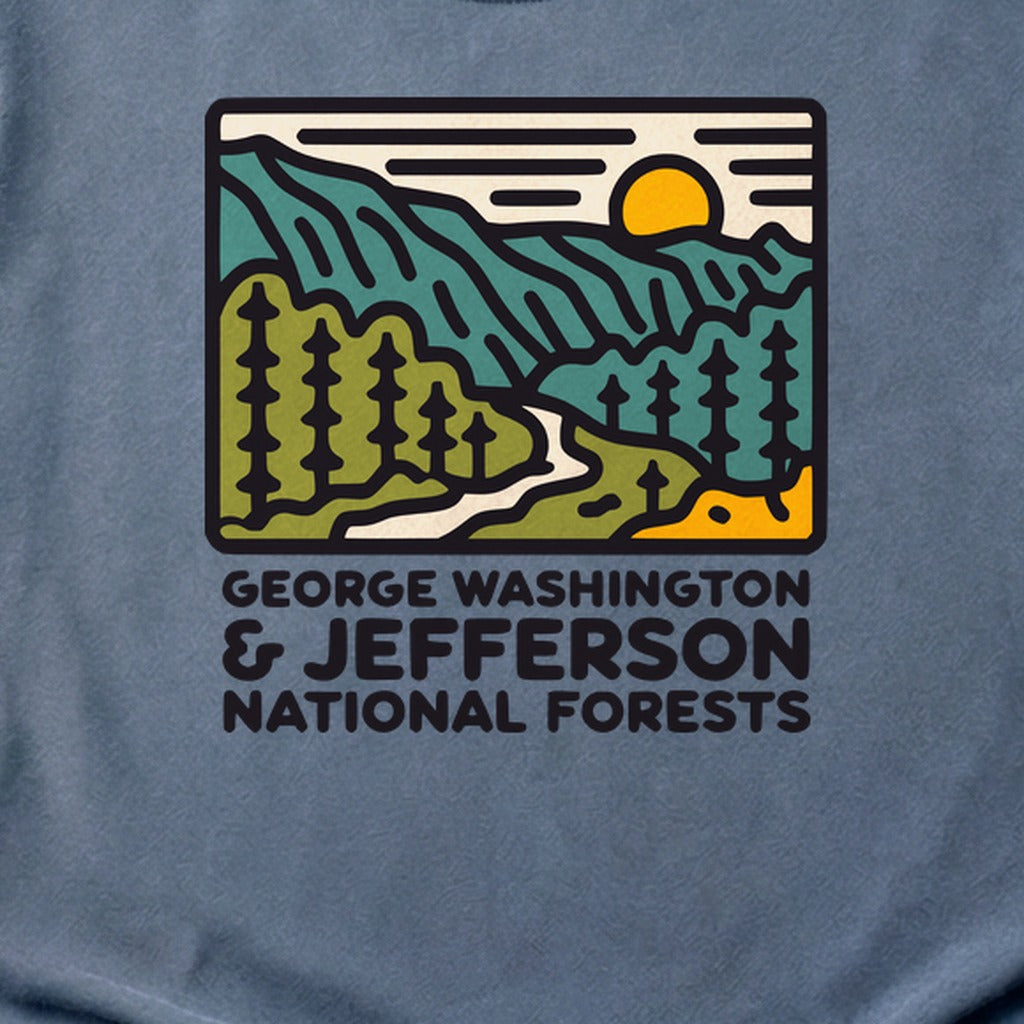 George Washington and Jefferson National Forests Cotton T-Shirt