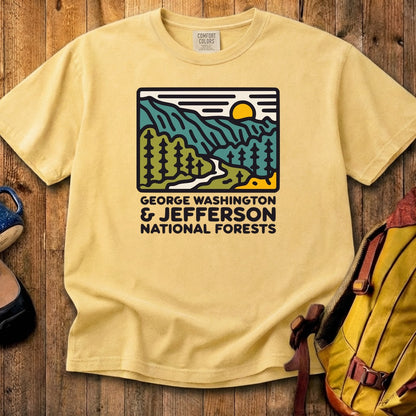 George Washington and Jefferson National Forests Cotton T-Shirt