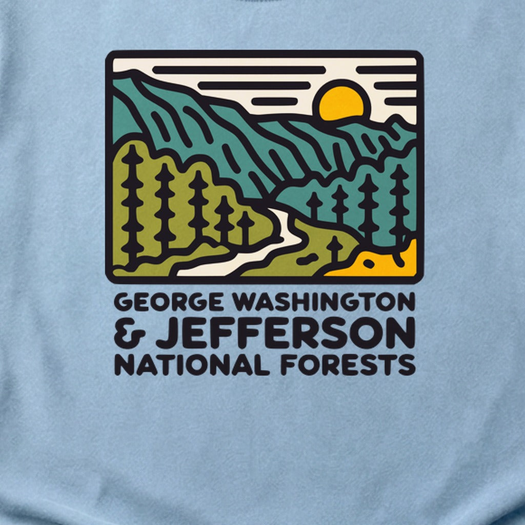 George Washington and Jefferson National Forests Cotton T-Shirt
