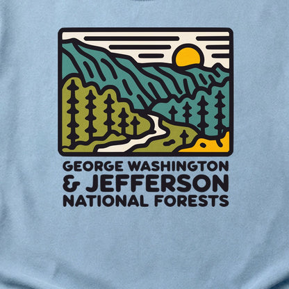 George Washington and Jefferson National Forests Cotton T-Shirt