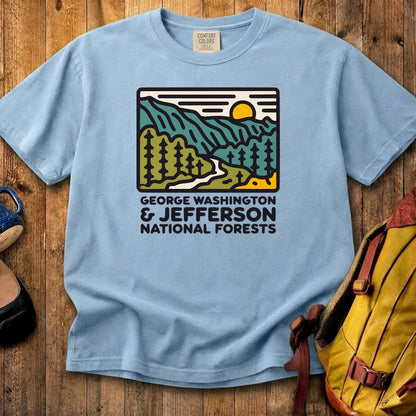 George Washington and Jefferson National Forests Cotton T-Shirt