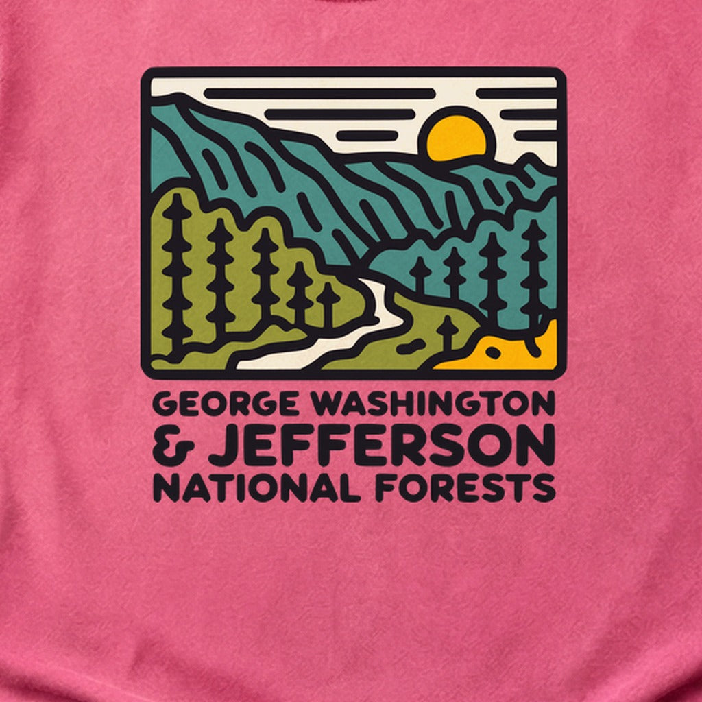George Washington and Jefferson National Forests Cotton T-Shirt
