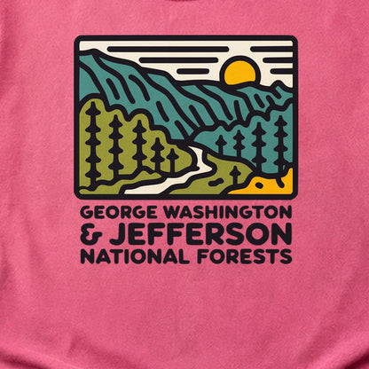 George Washington and Jefferson National Forests Cotton T-Shirt