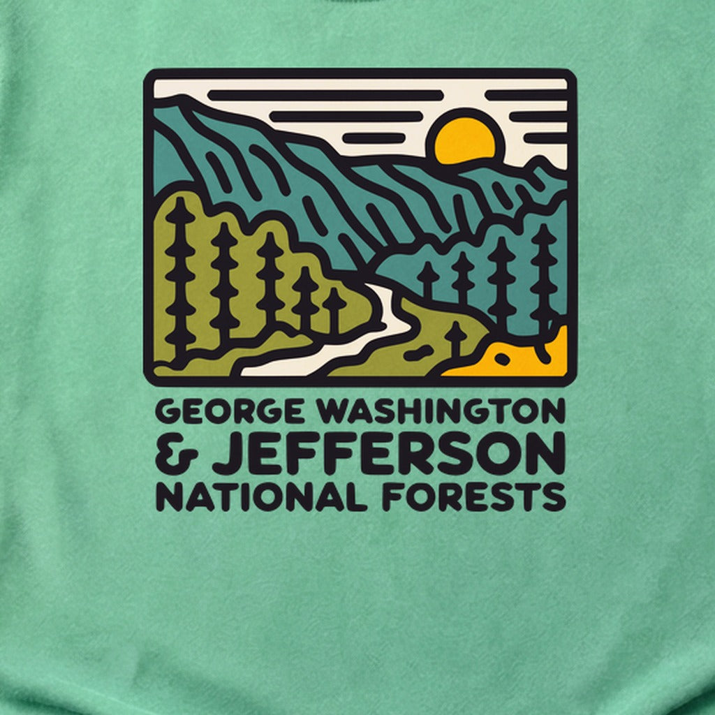 George Washington and Jefferson National Forests Cotton T-Shirt