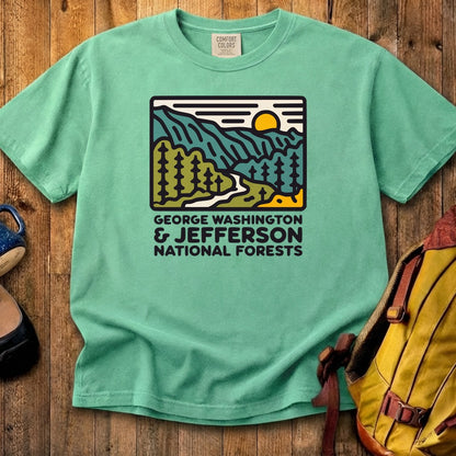 George Washington and Jefferson National Forests Cotton T-Shirt