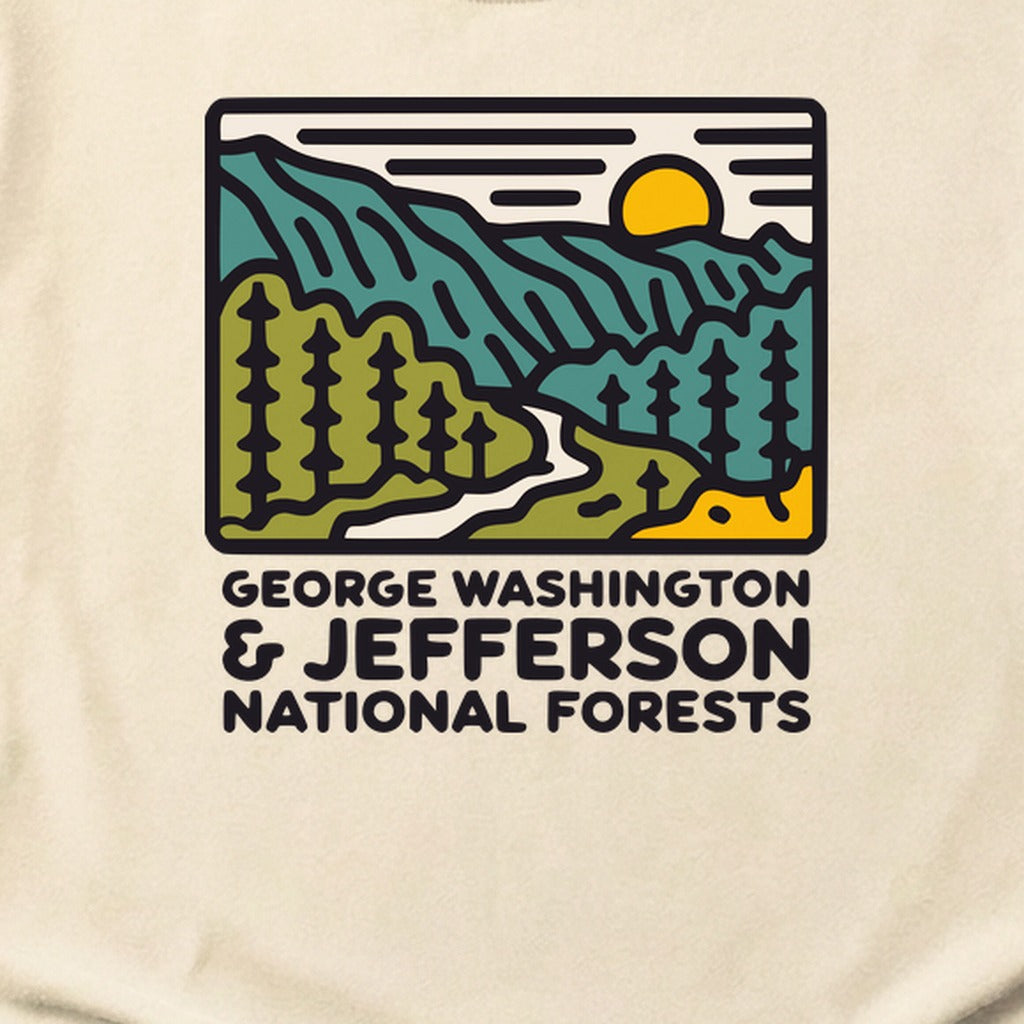 George Washington and Jefferson National Forests Cotton T-Shirt