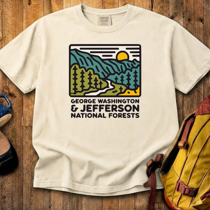 George Washington and Jefferson National Forests Cotton T-Shirt