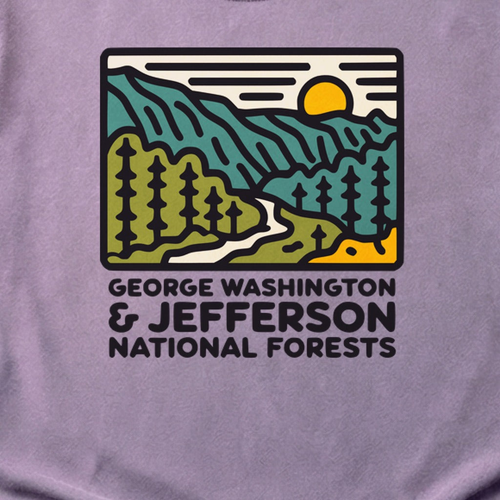George Washington and Jefferson National Forests Cotton T-Shirt